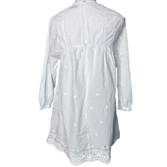 Urban Outfitters Beatrice Eyelet Babydoll Romper Women’s Size Small - Picture 9 of 13